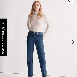 Madewell perfect Vintage Straight Hem size 31